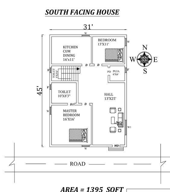 25 Stunning 2BHK House Plan Ideas: Designs for