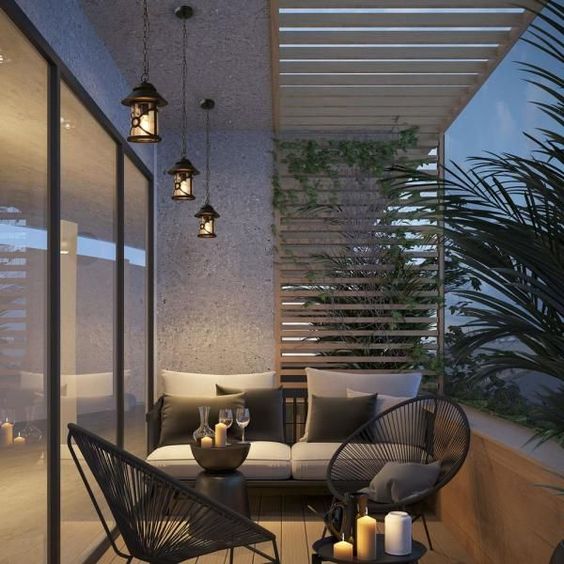 25+ Balcony Light Ideas: Hanging, Fancy, Wall Designs