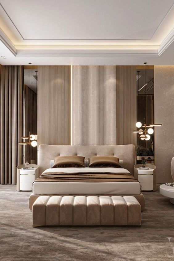 40+ Luxury Bedroom Designs: Ideas for Colours, Lighting, Wall art